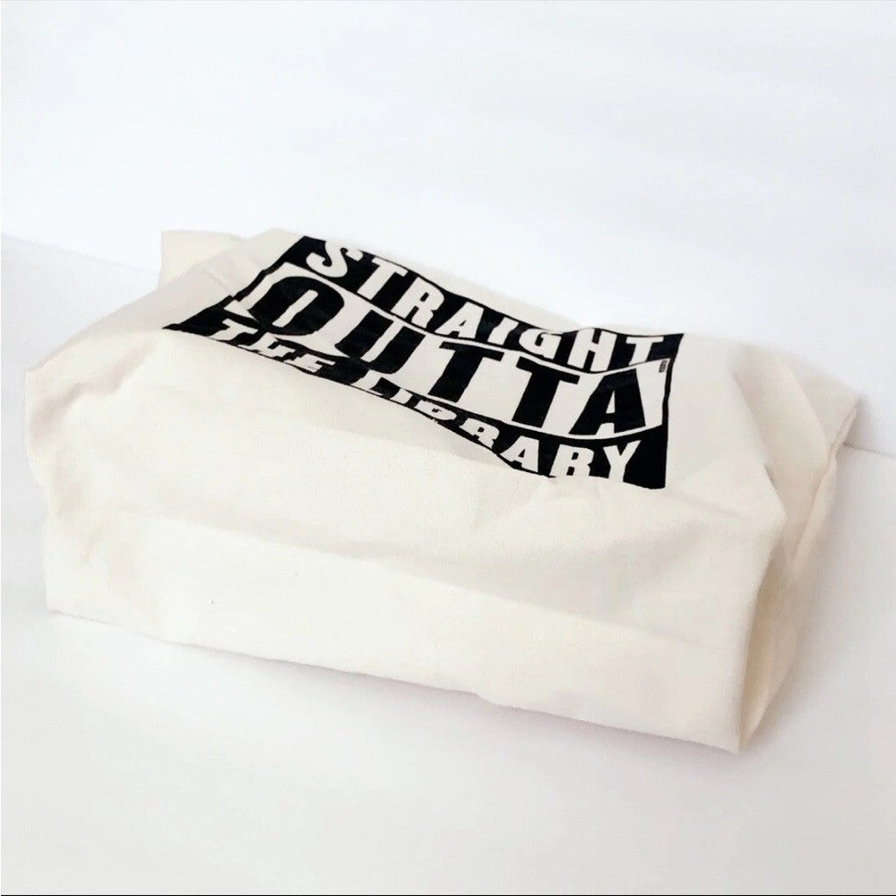 Straight Outta The Bookstore Nerd Tote, NWT