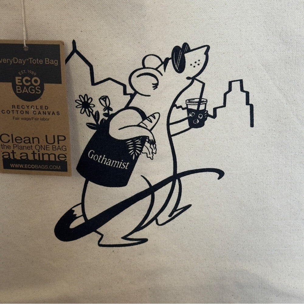 GOTHAMIST NYC SUMMER OF RATS TOTE BAG