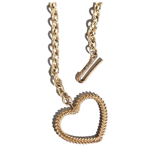 Studio Grun Rose Gold Heart Necklace 