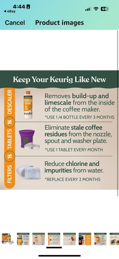 KEURIG CLEANER DESCALER KIT
