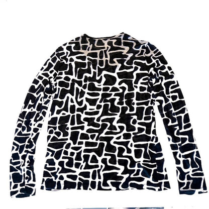 Proenza SCHOULER giraffe long sleeved tissue tee, XS