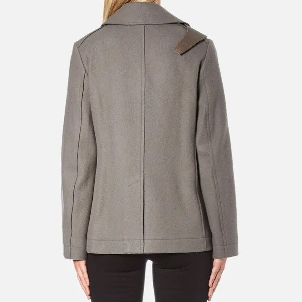 Helmet Lang Cropped Peacoat, Flint, XS,