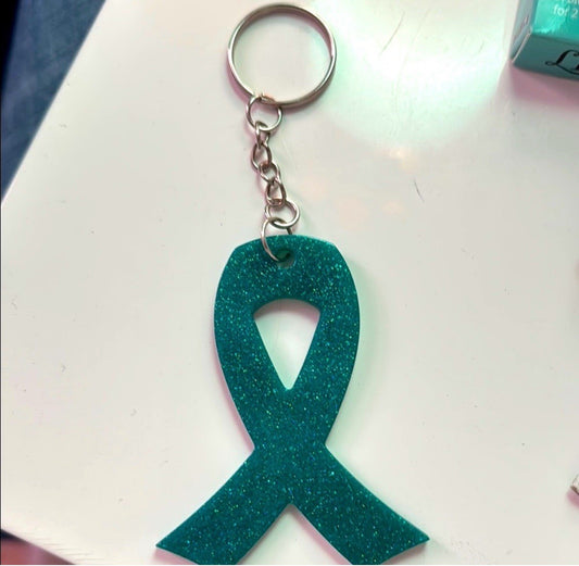 Handmade Resin Ovarian Cancer Ketch 