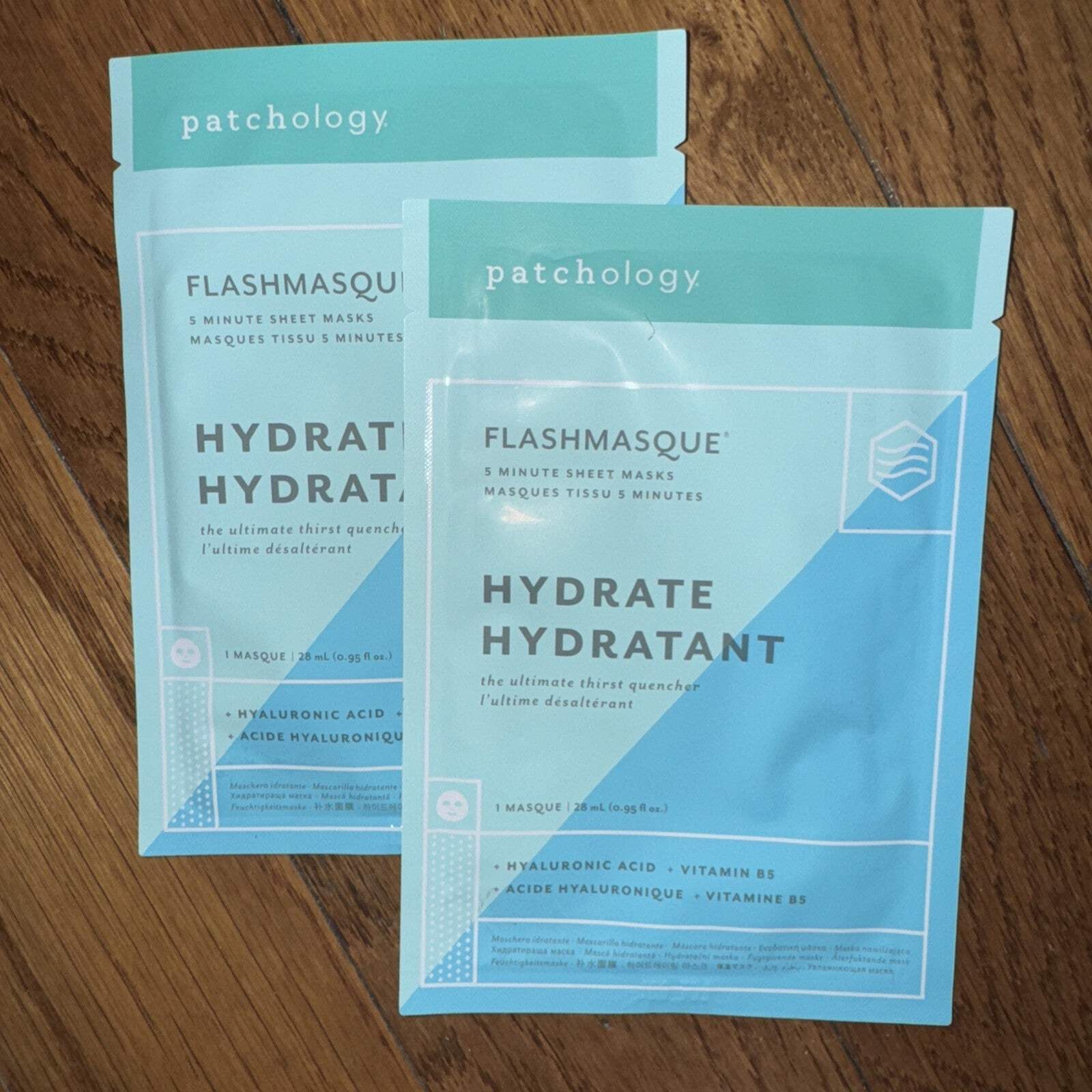 Patchology Hydrate Thirst Quenching Sheet Mask - (Package contains 2 Masks)