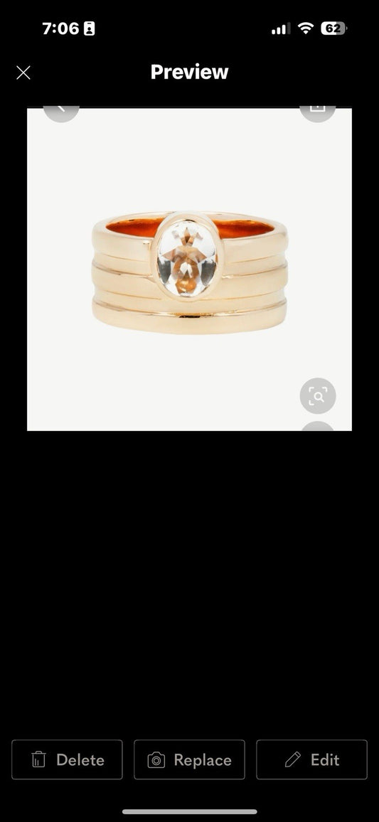 Studio Grun “Stack” of one ring, size 6