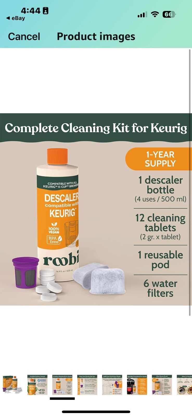 KEURIG CLEANER DESCALER KIT