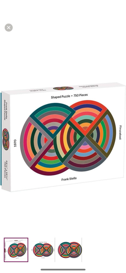 MoMA Frank Stella 750 Piece Shaped Puzzle by Galison (2019, Merchandise, Other)